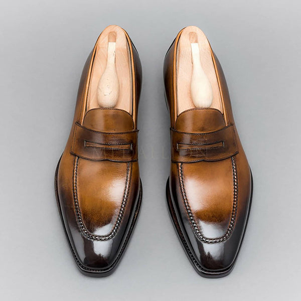 Men's Formal Penny Moccasins: